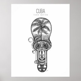 Poster Nation toxique de Cuba