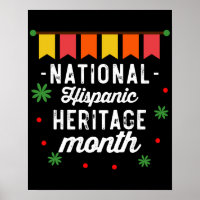 National Hispanique Mois du patrimoine Funny Cadea
