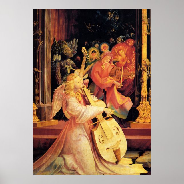 POSTER NATIVITÉ, ANGES DE LA MUSIQUE - MAGIE DE NOËL (Devant)