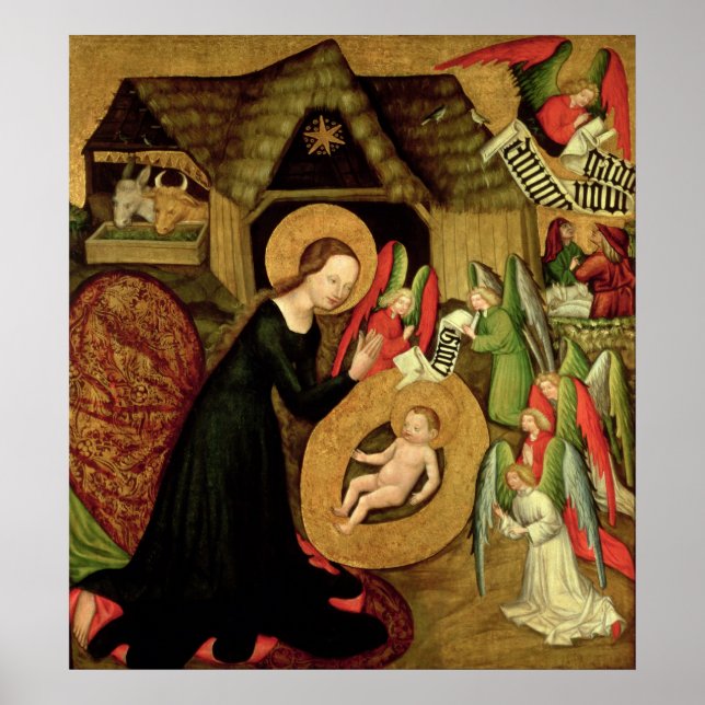 Poster Nativité, c.1425 (Devant)