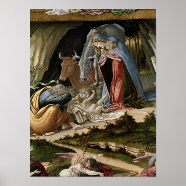 Poster Nativité mystique, 1500 (Devant)