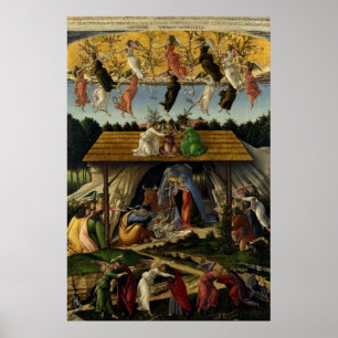 Poster NATIVITÉ MYSTIQUE de Sandro Botticelli ,Noël