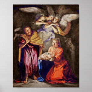 Poster Nativité par Noel Coypel