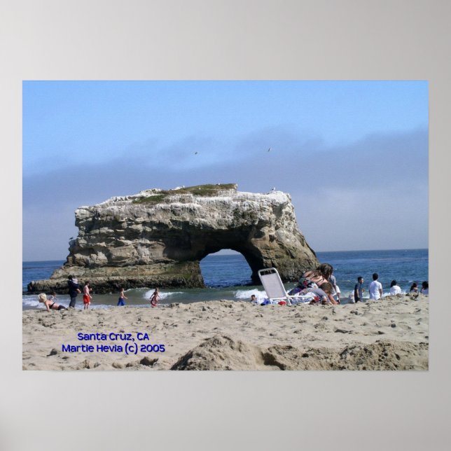 Poster Natural Bridges Beach Imprimer - Sélectionnez votr (Devant)