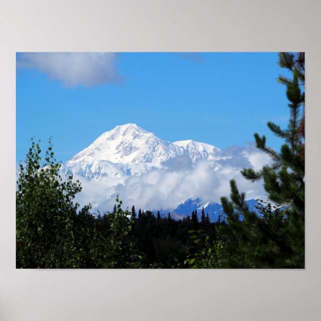 Poster Nature Alaska Denali Paysage photo (Devant)