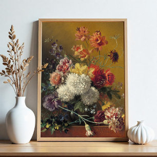 Poster Nature morte aux fleurs