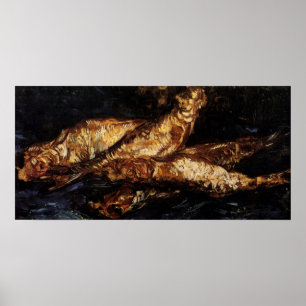 Poster Nature morte avec bloaters par Vincent van Gogh