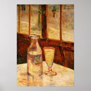 Poster Nature morte avec de l'absinthe de Vincent van Gog