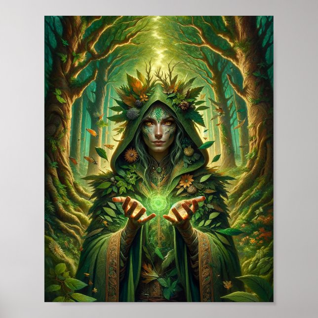 Poster Naturmagicienne: Lien avec la Terre (Devant)