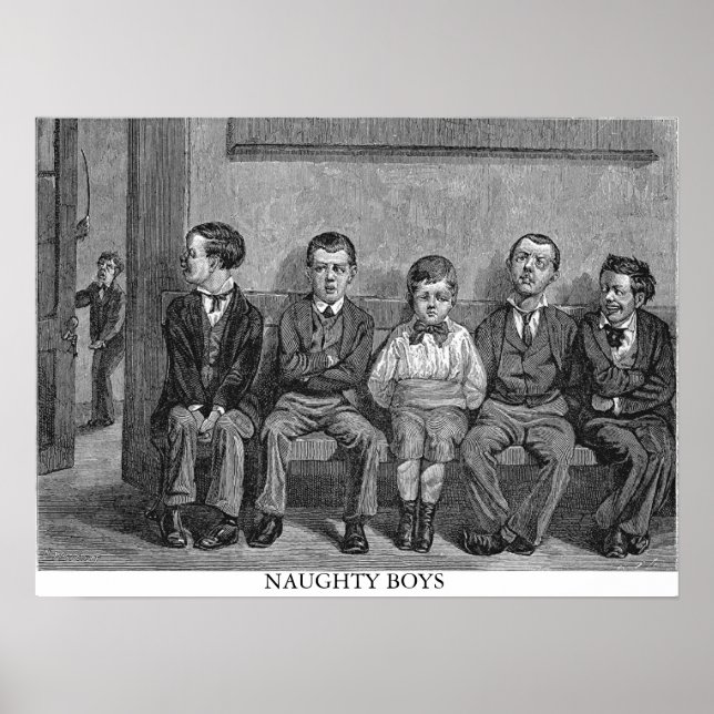 Poster Naughty Boys (Devant)