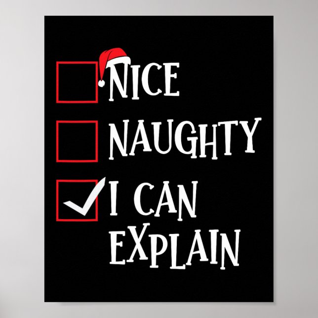 Poster Naughty I (Devant)