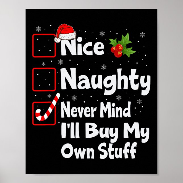 Poster Naughty Never Mind (Devant)