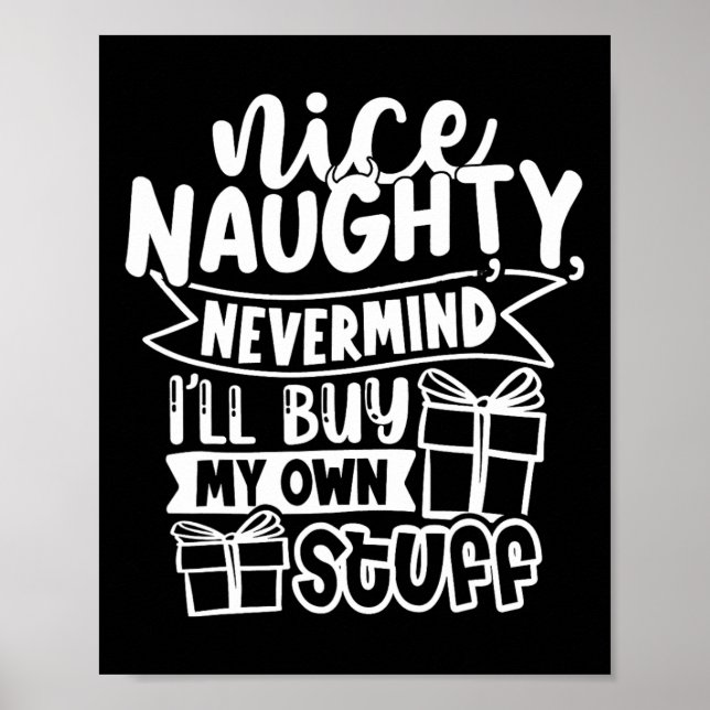 Poster Naughty Never Mind (Devant)