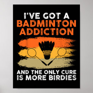 Poster Navette Badminton Player 7