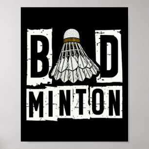 Poster Navette du joueur de badminton 3