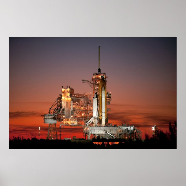 Poster Navette spatiale Atlantis (Devant)