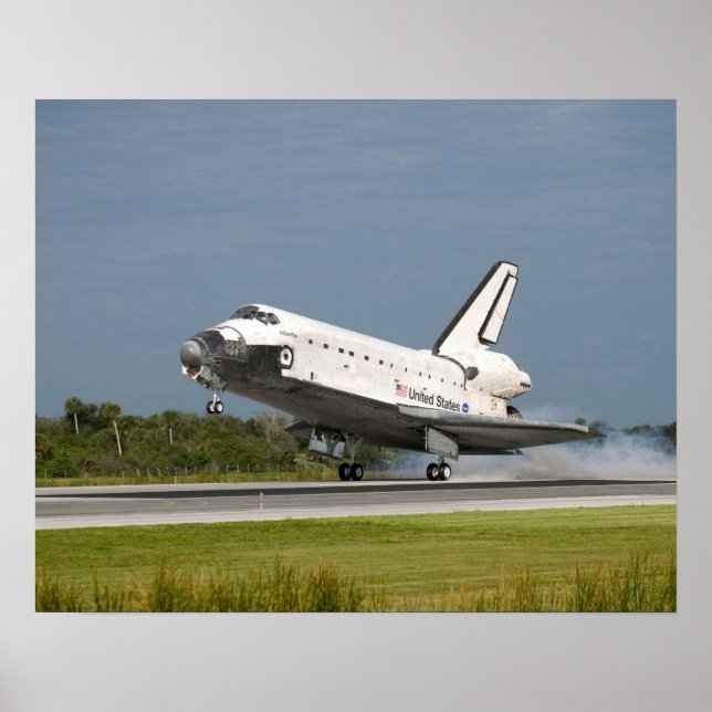 Poster Navette spatiale Atlantis (Devant)