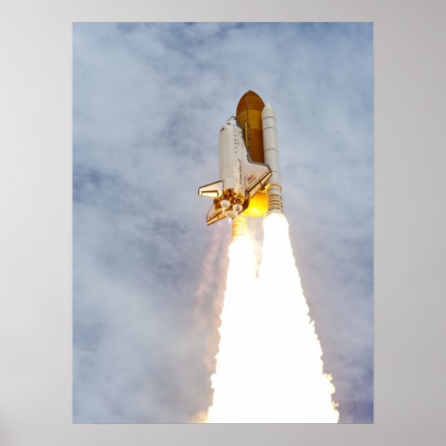Poster Navette spatiale Atlantis (Devant)