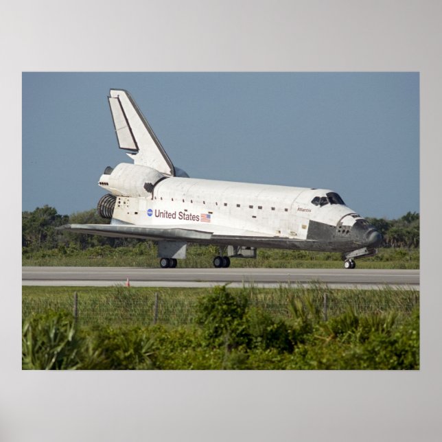 Poster Navette spatiale Atlantis (Devant)