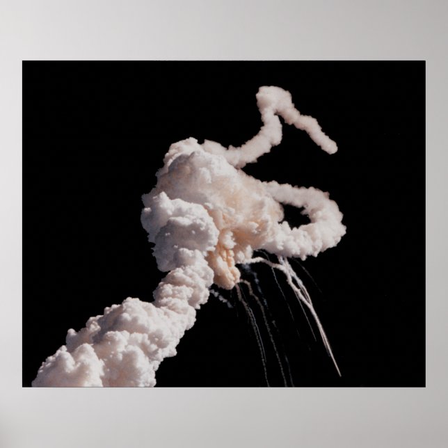 Poster Navette spatiale Challenger (Devant)