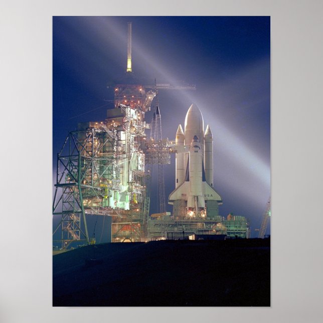 Poster Navette spatiale Columbia (Devant)