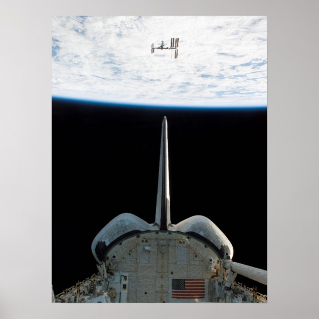 Poster Navette spatiale Endeavor & ISS (Devant)