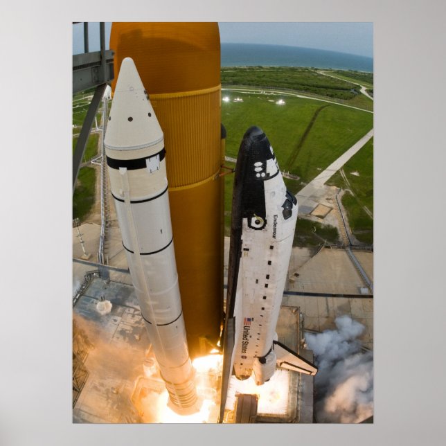 Poster Navette spatiale Endeavour (Devant)