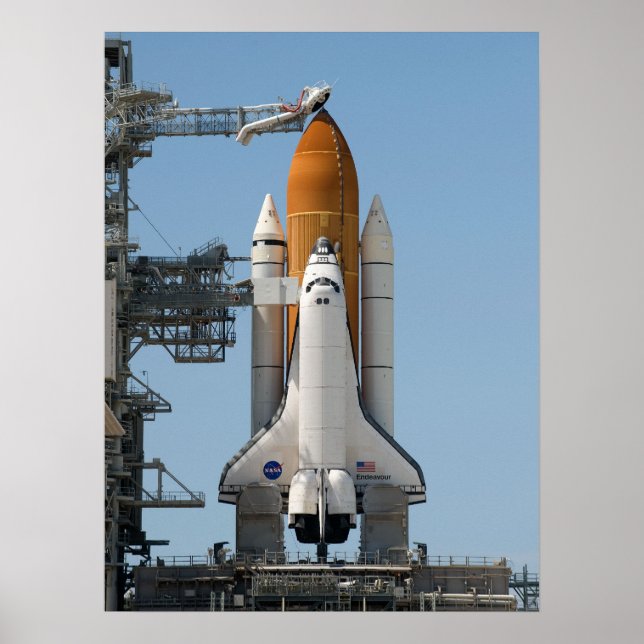 Poster Navette spatiale Endeavour (Devant)