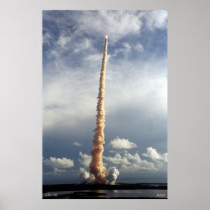 Poster Navette spatiale STS-106 en vol