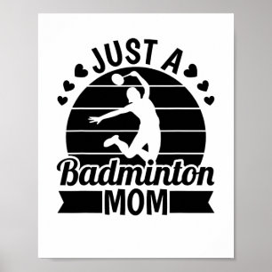 Poster Navette - Team Racket Just A Badminto