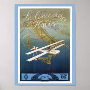 Poster Navette vintage de l'île des années 1920