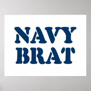 POSTER NAVY BRAT