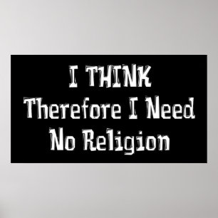 Poster N'ayez pas besoin de religion