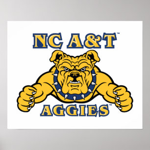 Poster NC A&T Agences   Aggie Bulldog