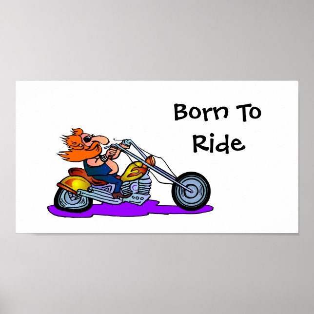 Poster Né À Ride (Devant)