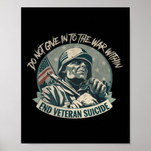 Poster Ne cédez Pas À La Guerre À L'Intérieur De L'Apocal