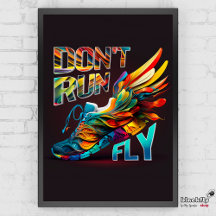 Ne cours pas, Fly | Neon Running shoe