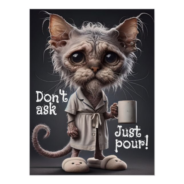 Poster Ne demande pas, juste pour ! (Devant)