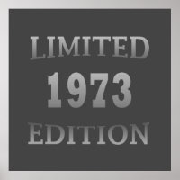 né en 1973 50e anniversaire édition limitée