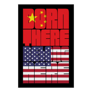 Poster Né en Chine, Américain d'adoption