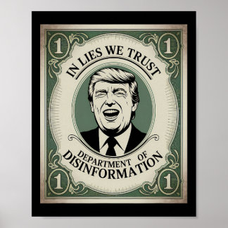 Poster « ne faites confiance à personne » - Parodie de Tr