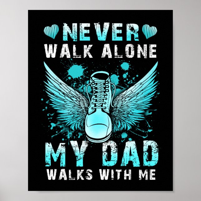 Poster Ne jamais marcher seul Mon père marche avec moi (Devant)