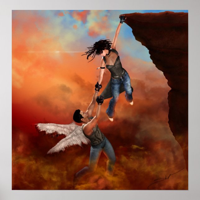 Poster Ne laissez jamais aller (Devant)