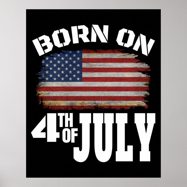 POSTER NÉ LE 4 JUILLET (Devant)
