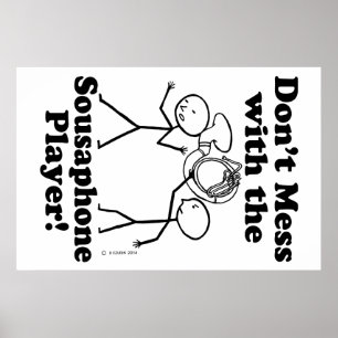 Poster Ne manquez pas avec le joueur sousaphone