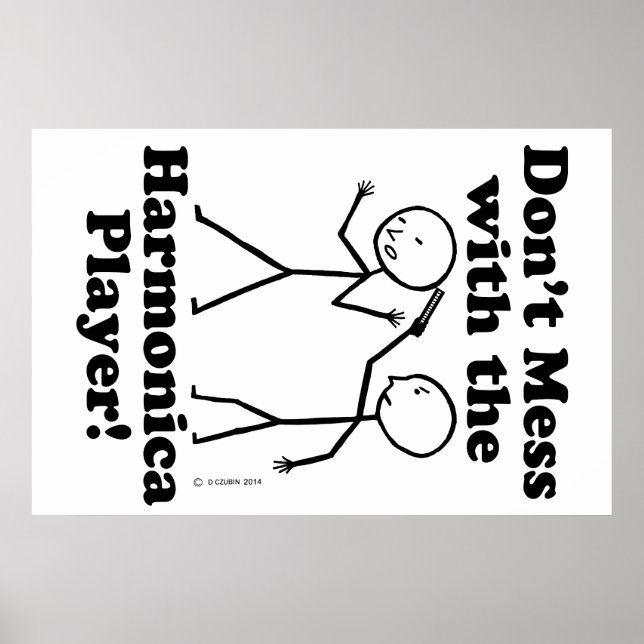 Poster Ne manquez pas le lecteur Harmonica (Devant)