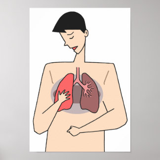 Poster Ne négligez pas les maladies pulmonaires.