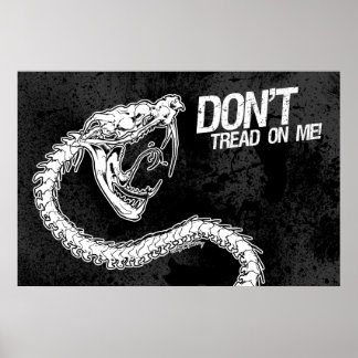 Poster Ne pas faire ! (Tread on Me)