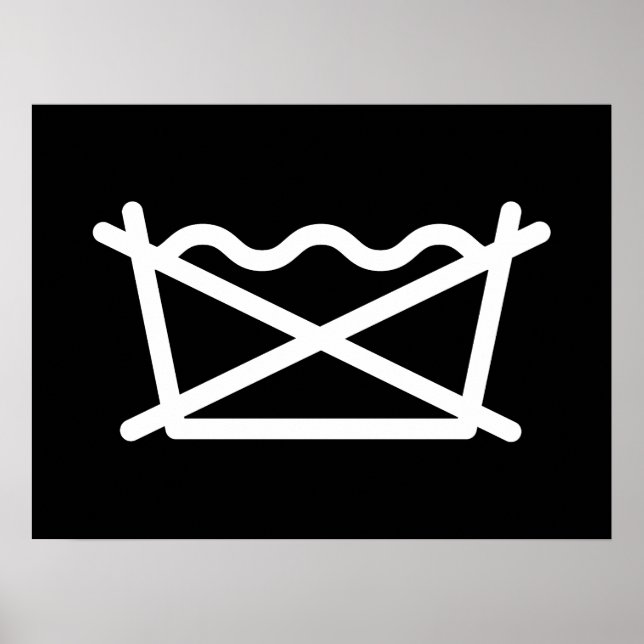 POSTER NE PAS LAVER ! (Devant)