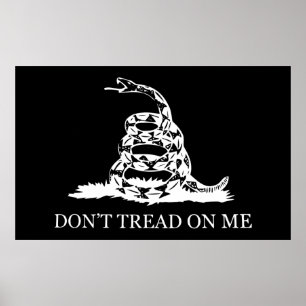 Poster Ne pas me taper sur le drapeau